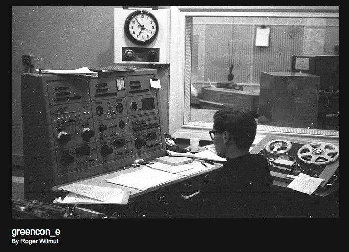 Photos of the BBC provided with permission from BBC engineer Roger Wilmut to the Museum of Magntic Sound Recording